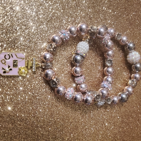 GORGEOUS DOUBLE-BRACELETS JUST IN TIME FOR MOM! ONE-OF-A-KIND!! - Picture 7 of 16